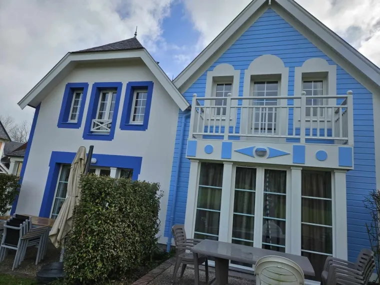Double réalisation de façades extérieures à Quend , Fort-Mahon-Plage, Elite Peinture