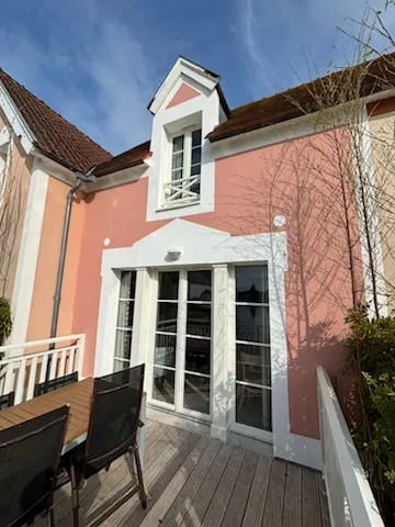 Rénovation d'une façade extérieure sur une maison à Quend, Fort-Mahon-Plage, Elite Peinture