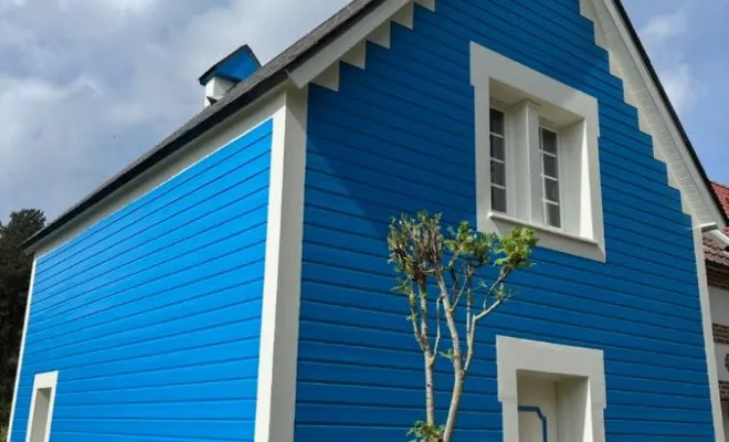 Rénovation complète de façade bois à Fort-Mahon-Plage, Fort-Mahon-Plage, Elite Peinture